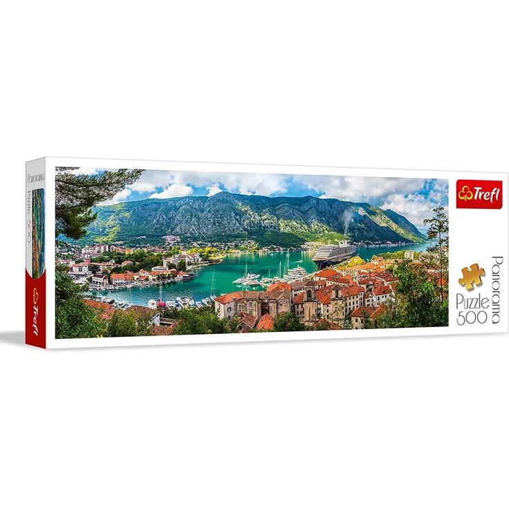 Puzzles - "500 Panorama" - Kotor, Montenegro