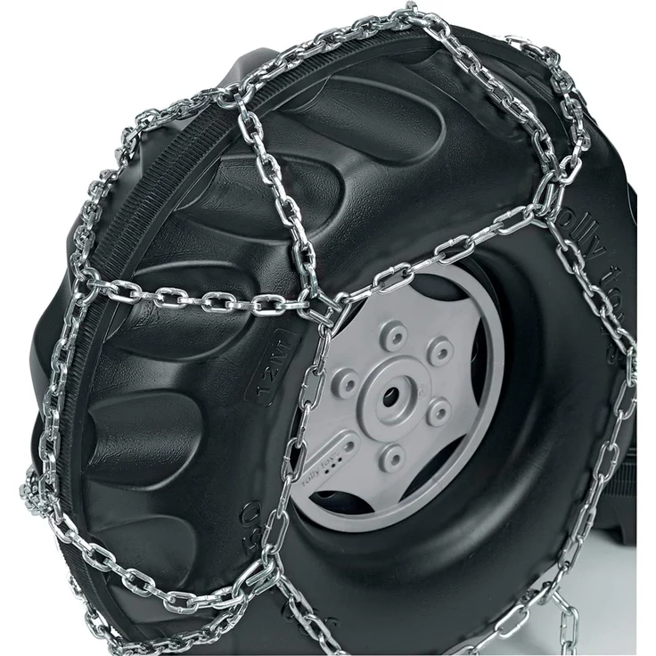 Rolly Toys 409662 - rollySnowgrip Schneeketten (2 Stück, für RollyToys Tretfahrzeuge, für X-trac Fahrzeuge, einfache Montage) – Bild 1