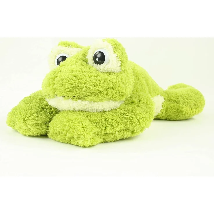 Inware 6227 - Kuscheltier Frosch Freaky, grün, liegend, 40 cm – Bild 2