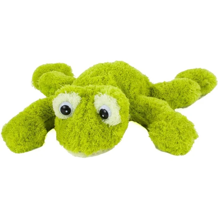 Inware 6227 - Kuscheltier Frosch Freaky, grün, liegend, 40 cm – Bild 1