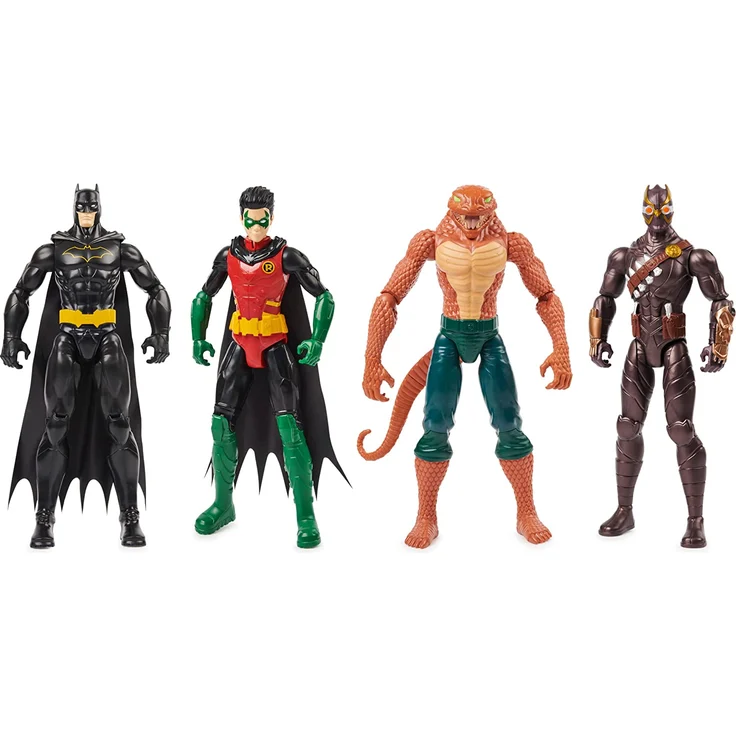 Batman 30cm Actionfiguren-4er Set bestehend aus Batman, Robin, Copperhead und Talon – Bild 2