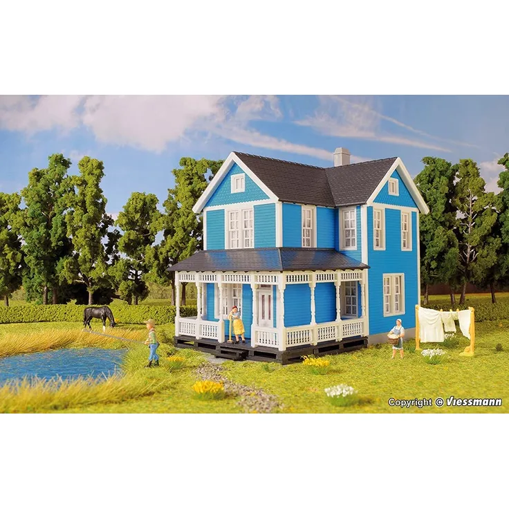 kibri 38841 H0 Schwedenhaus, blau
