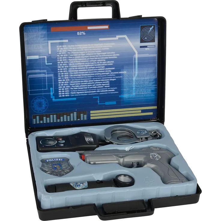 Simba 108108525 Polizei Ausrüstung im Koffer