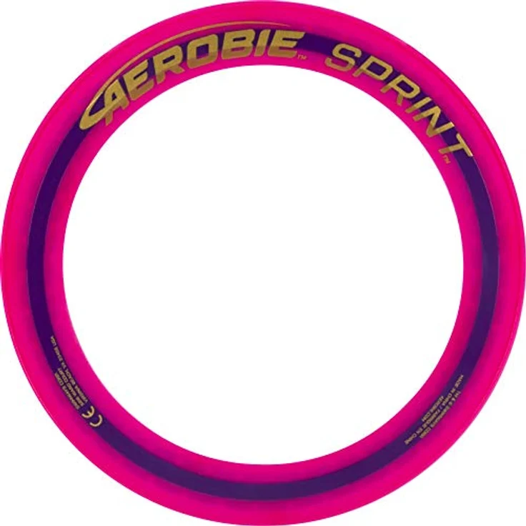 Aerobie 6046391 - Sprint Flying Ring Wurfring mit Durchmesser 25,4 cm, farblich sortiert – Bild 2