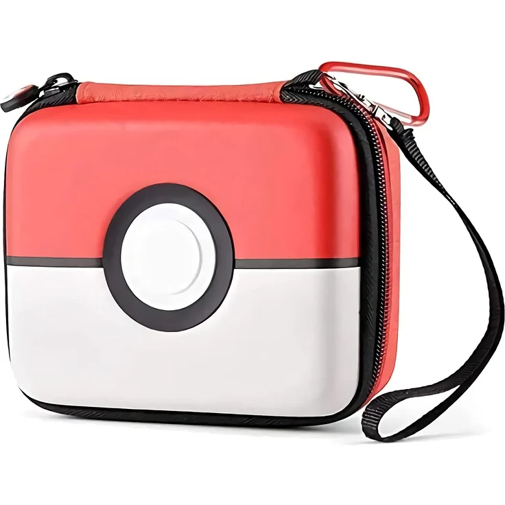JoyHood Sammelkarten-Aufbewahrungsboxen für TCG Karten, 400+ Karten Tragen Tasche, Spielkarten Box (Rot Pokeball) – Bild 2