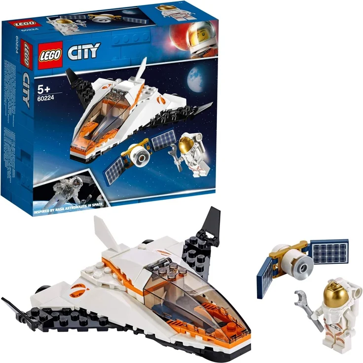 LEGO City 60224 Satelliten-Wartungsmission mit Minifigut und Satelliten – Bild 1