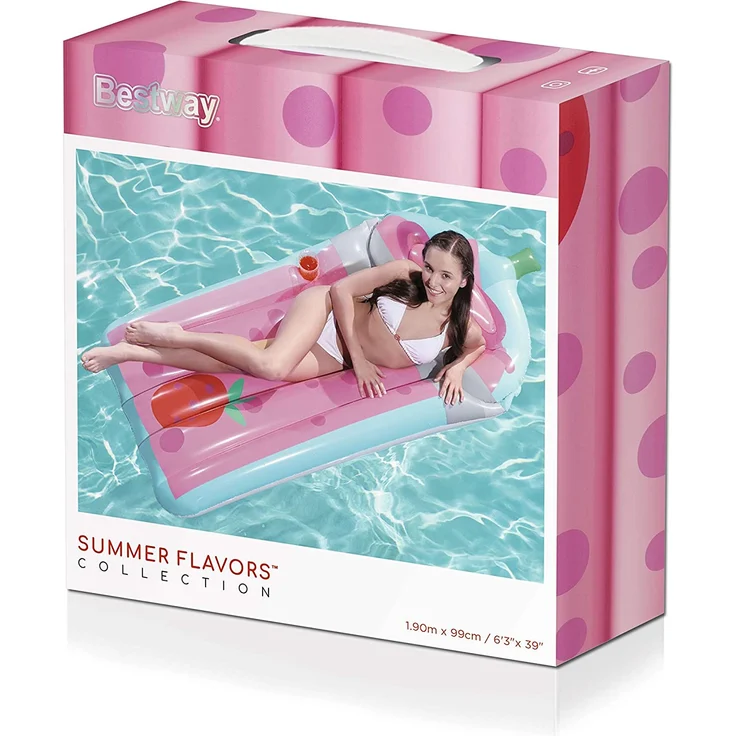 Bestway Luftmatratze Tropical Beverage Lounge, 190 x 99 cm, sortiert – Bild 5