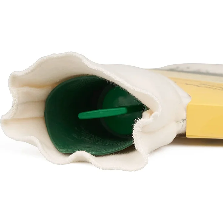 GRÜNSPECHT Naturkautschuk-Wärmflasche mit weißem Bio-Bezug aus 100% Baumwolle, GOTS, klein, Bettflasche für Kinder und Erwachsene (644-00) – Bild 5