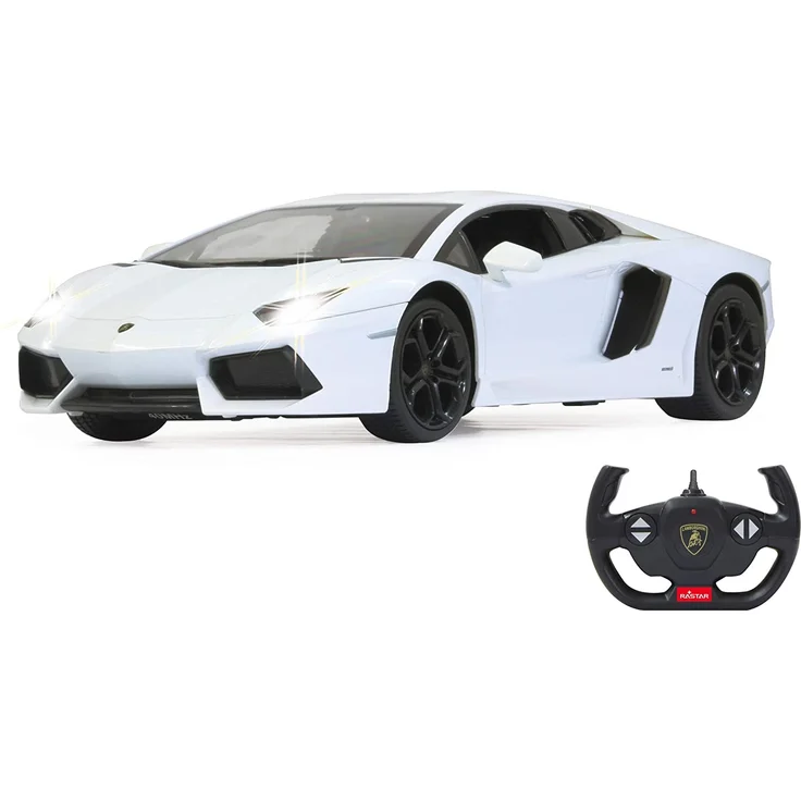 RC Lamborghini Aventador Jungen 27 MHz 1:14 weiß – Bild 1