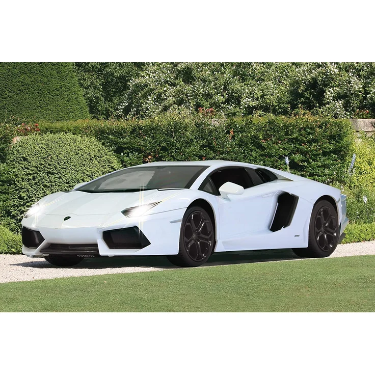 RC Lamborghini Aventador Jungen 27 MHz 1:14 weiß – Bild 2