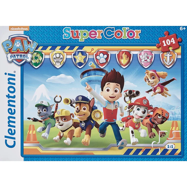 Clementoni 27945 – Paw Patrol Puzzle, 104 Stück – Bild 2