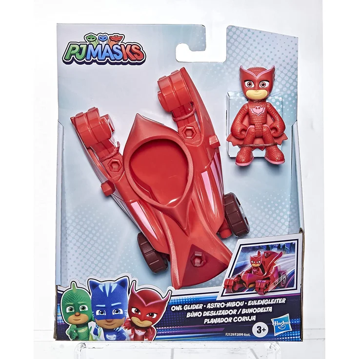 PJ Masks Eulengleiter Vorschulspielzeug, Eulettes Fahrzeug mit Eulette Action-Figur für Kinder ab 3 Jahren – Bild 4