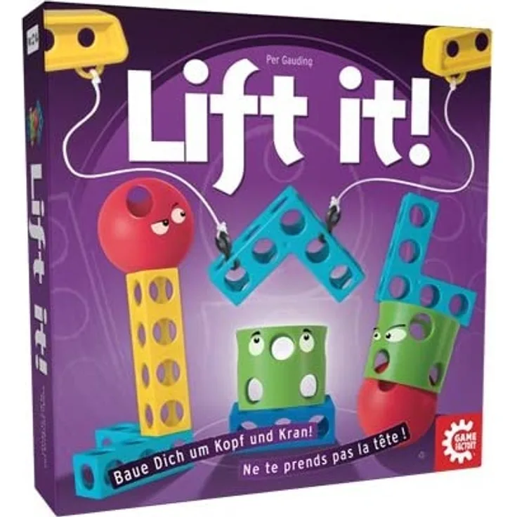 Game Factory 76137 - Lift it, multilingual, Gesellschaftsspiel
