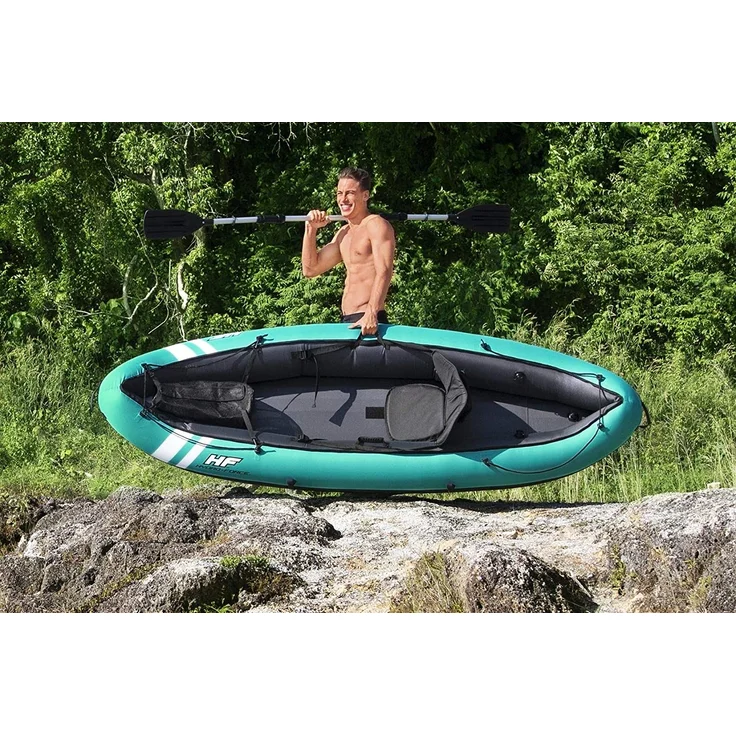Bestway Hydro-Force 'Ventura', Kajak-Set, für 1 Person, max. Tragkraft, 130 kg, 280 x 86 x 40 cm (LxBxH), türkis – Bild 14