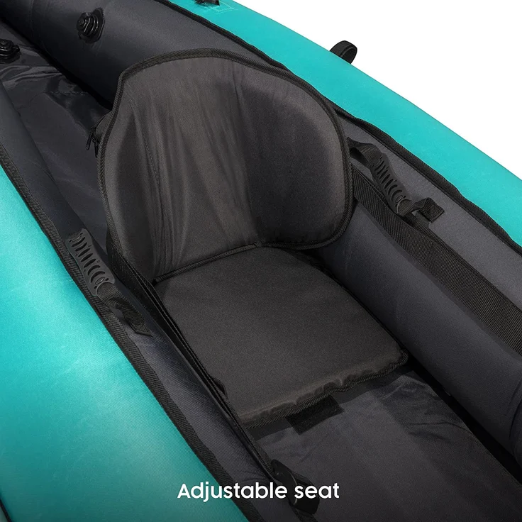 Bestway Hydro-Force 'Ventura', Kajak-Set, für 1 Person, max. Tragkraft, 130 kg, 280 x 86 x 40 cm (LxBxH), türkis – Bild 7