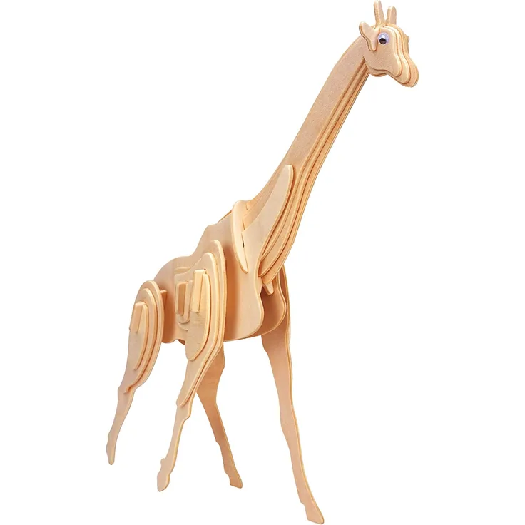 Eureka-Gepetto's Workshop 52473161 - Holzpuzzle-3D Giraffe