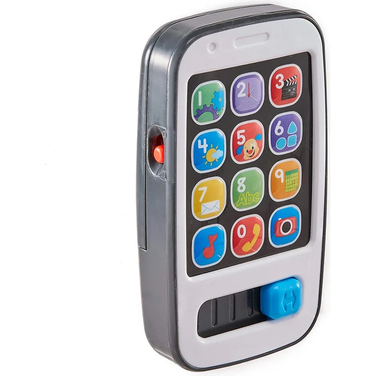Fisher-Price BHB90 - Lernspaß Smartphone-Spielzeug, mit Liedern und Geräuschen, Babyspielzeug ab 6 Monaten – Bild 1