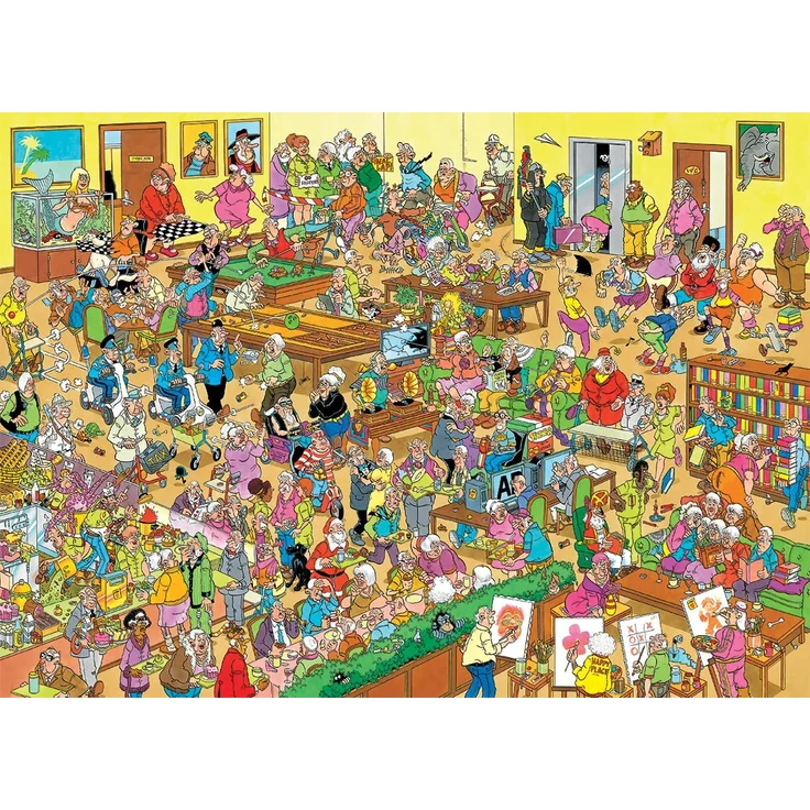 Jumbo 20068 Jan van Haasteren Das Seniorenheim 1500 Teile Puzzle – Bild 3