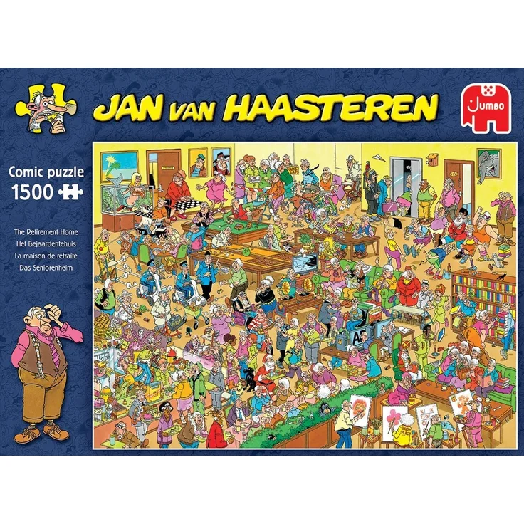 Jumbo 20068 Jan van Haasteren Das Seniorenheim 1500 Teile Puzzle – Bild 1