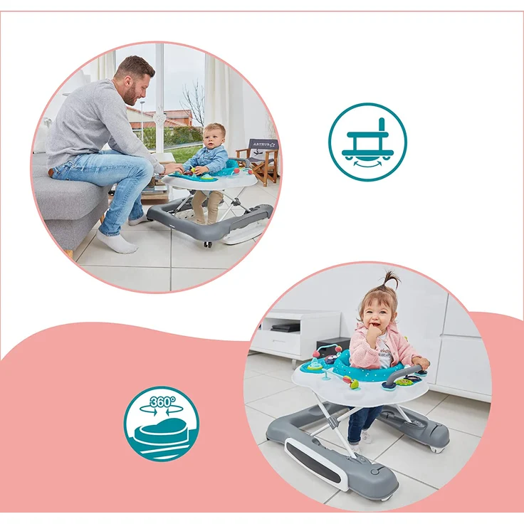 Babymoov 5-in-1 Lauflernhilfe mit Spieltablett – Bild 3