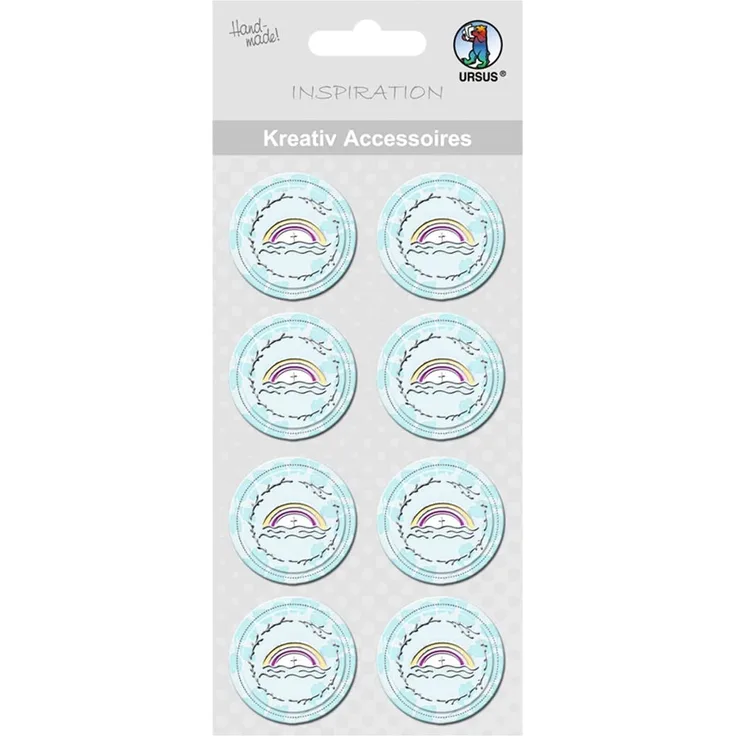URSUS 8 Kreativ-Accessoires "Regenbogen", vanille