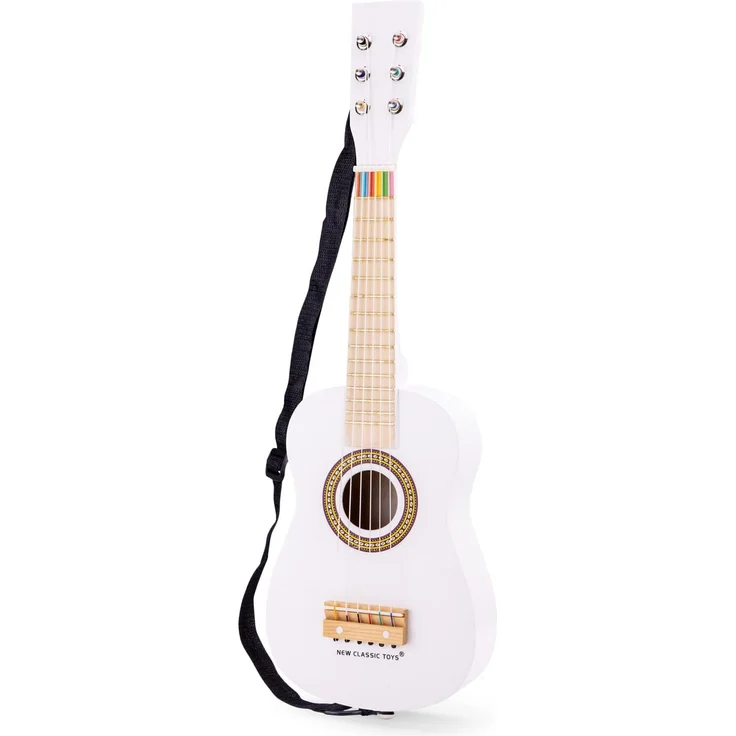 New Classic Toys 10346 Gitarrenspielzeug aus Holz, Weiß – Bild 2