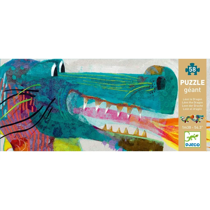 Djeco -Großes Puzzle „Leon der Drache“ – Bild 7