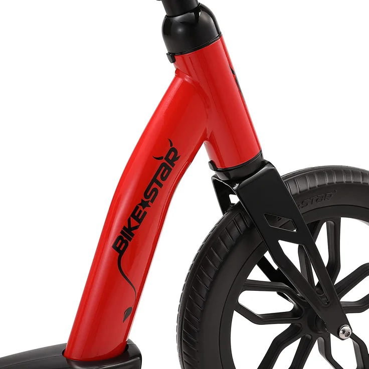 BIKESTAR Extra leichtes Kinder Laufrad ab 3 Jahre | 12 Zoll Eco Classic Lauflernrad | Rot – Bild 5