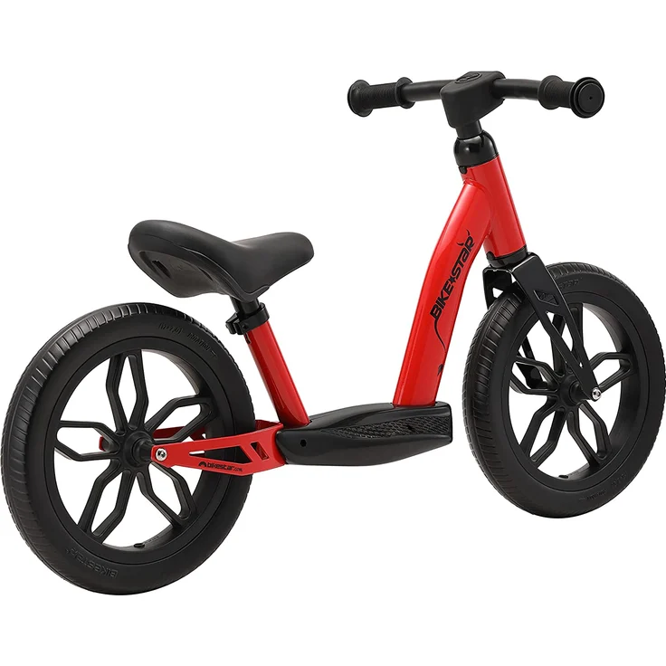 BIKESTAR Extra leichtes Kinder Laufrad ab 3 Jahre | 12 Zoll Eco Classic Lauflernrad | Rot – Bild 4