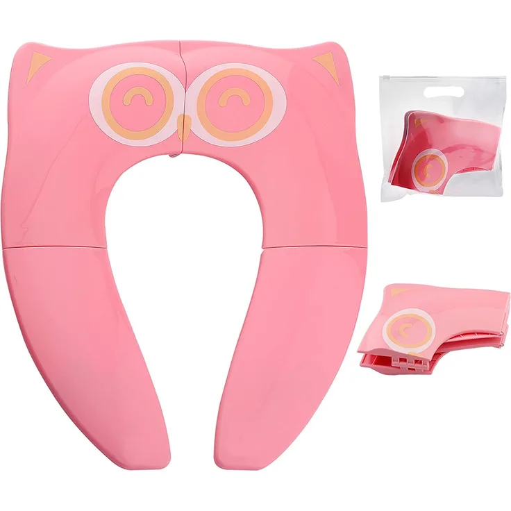 [Upgraded Version] Faltbarer Toilettensitz Kinder Toilettentrainer, Gimars Reise WC Sitz Toilette Töpfchen für unterwegs