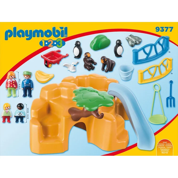 Playmobil 1.2.3 9377 'Zoo', 22 Teile, ab 1,5 Jahren – Bild 3