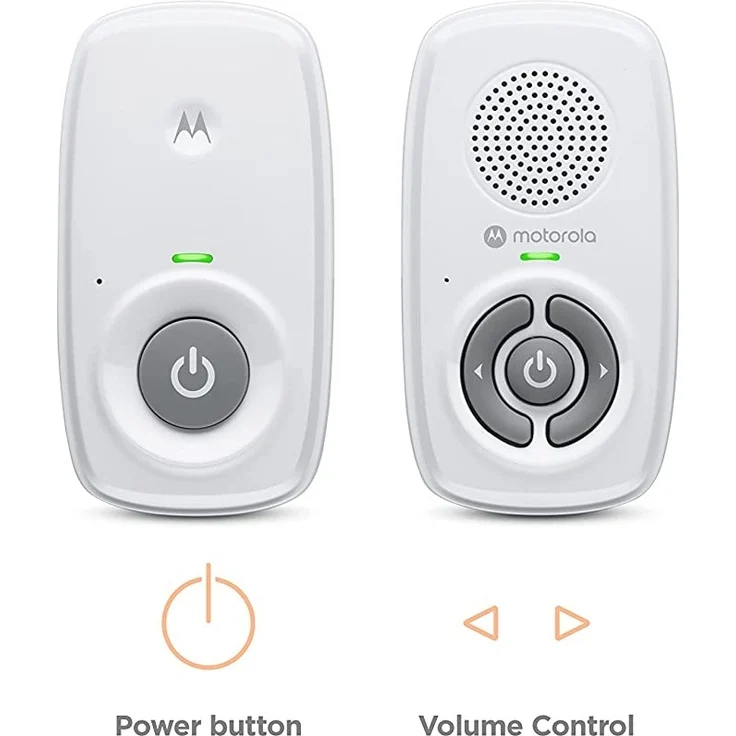 Motorola Nursery AM21/MBP21 Babyphone Audio - Digitales Babyfon mit DECT-Technologie zur Audio-Überwachung - 300 Meter Reichweite - Mikrofon mit hoher Empfindlichkeit, 1 Stück (1er Pack) – Weiß – Bild 8