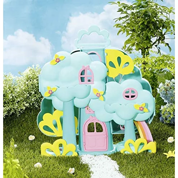 BABY born Zapf Creation 904480 Surprise Spielset Baumhaus mit extra großer Spielfläche, zum zusammenklappen und mitnehmen – Bild 7
