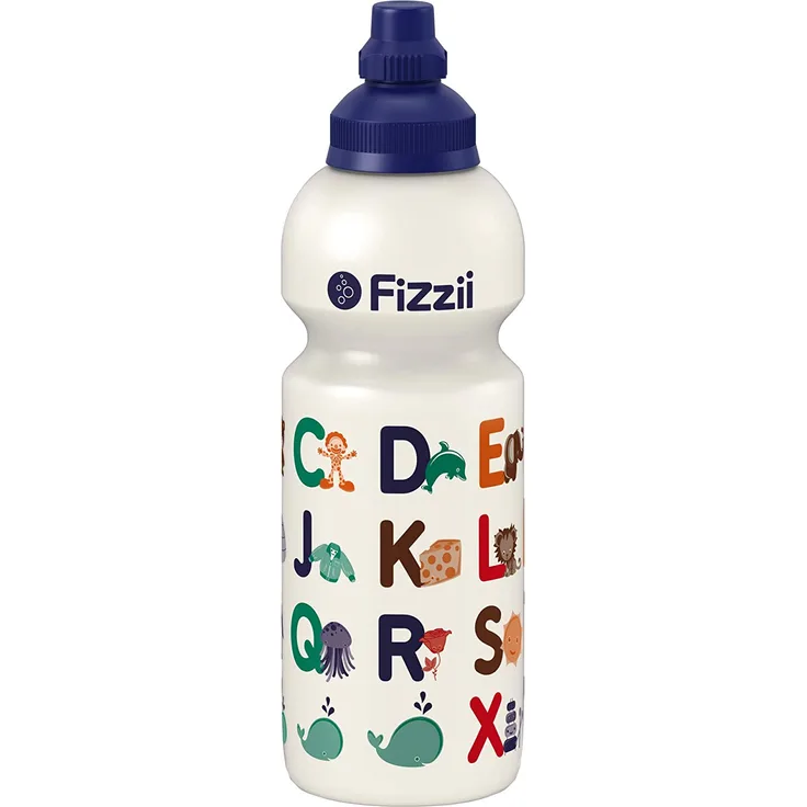 Fizzii Trinkflasche ABC 600 ml. auslaufsicher