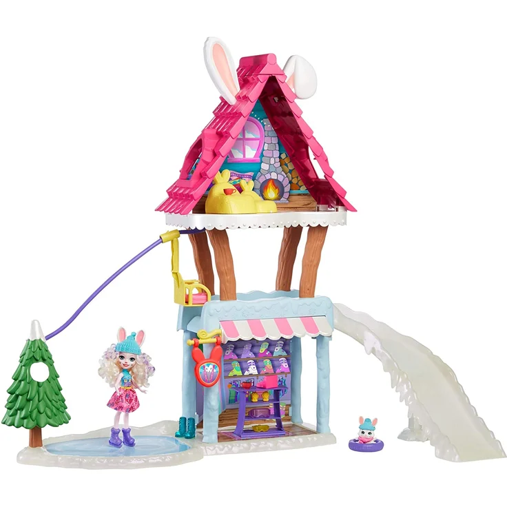 spielset Enchantimals Ski Chalet Mädchen 66 cm – Bild 5