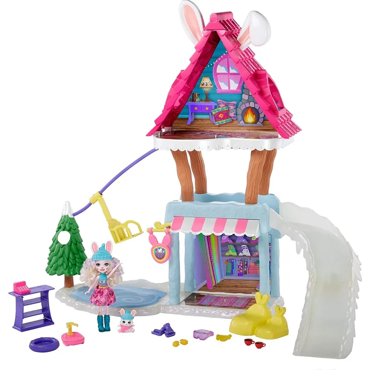 spielset Enchantimals Ski Chalet Mädchen 66 cm