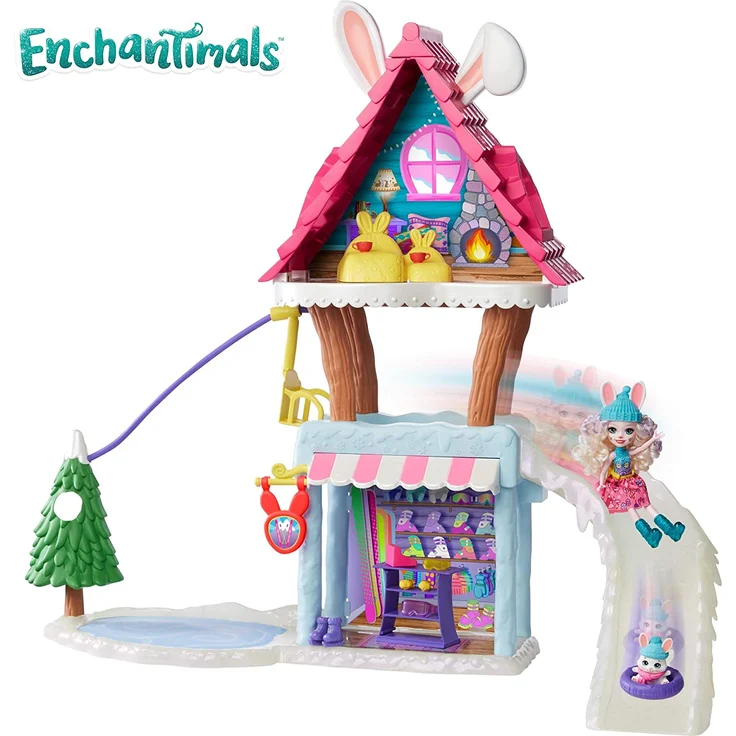 spielset Enchantimals Ski Chalet Mädchen 66 cm – Bild 2