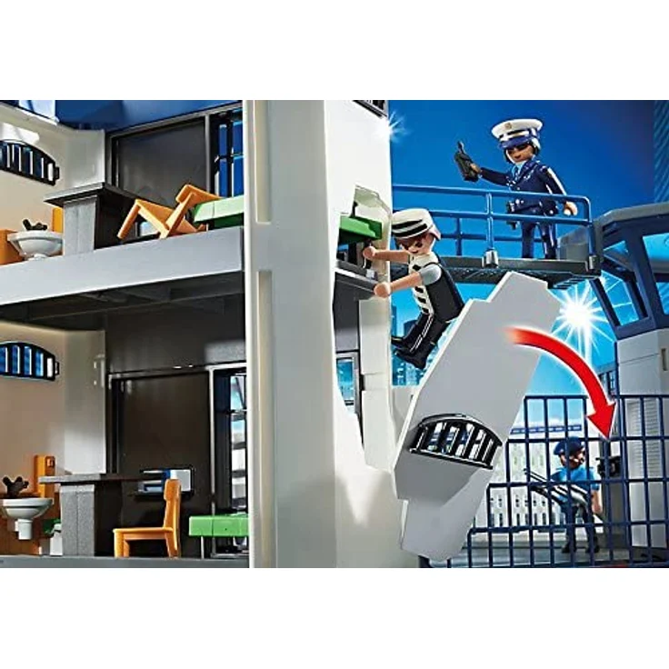 Playmobil 6919.0 6919 Polizeistation mit Gefängnis, multi – Bild 7
