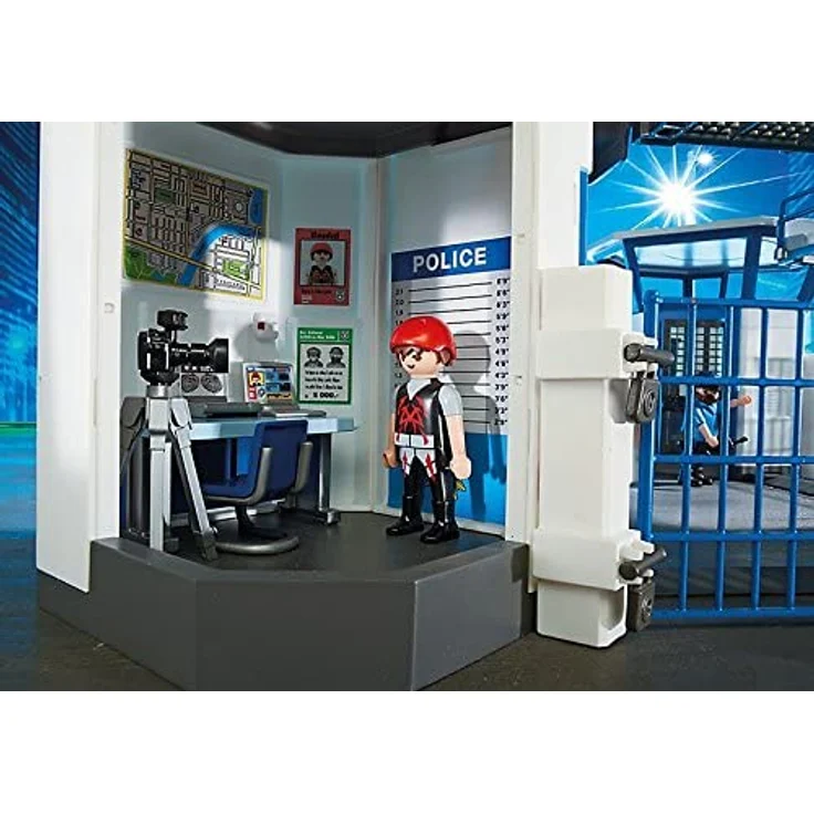 Playmobil 6919.0 6919 Polizeistation mit Gefängnis, multi – Bild 8