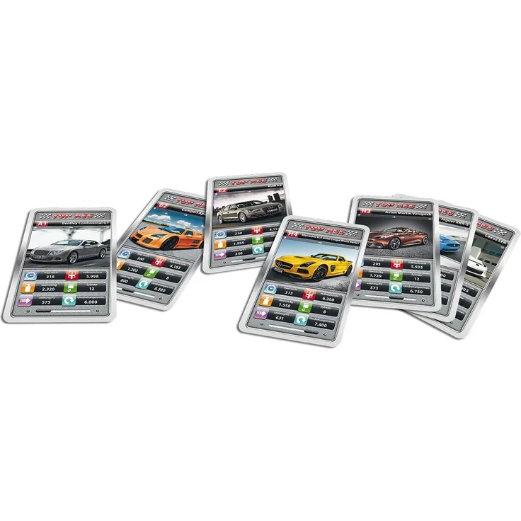 ASS Altenburger 22571275 - Top Ass Luxusklasse, Kartenspiel - Trumpf und Quartett – Bild 4