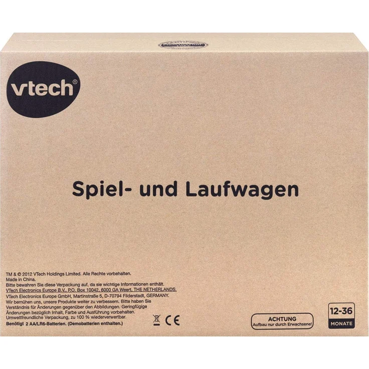 VTech Baby Spiel- und Laufwagen – Lauflernwagen mit regulierbarer Geschwindigkeit, Musik und abnehmbarem Spielboard – Für Kinder von 12-36 Monaten – Bild 4