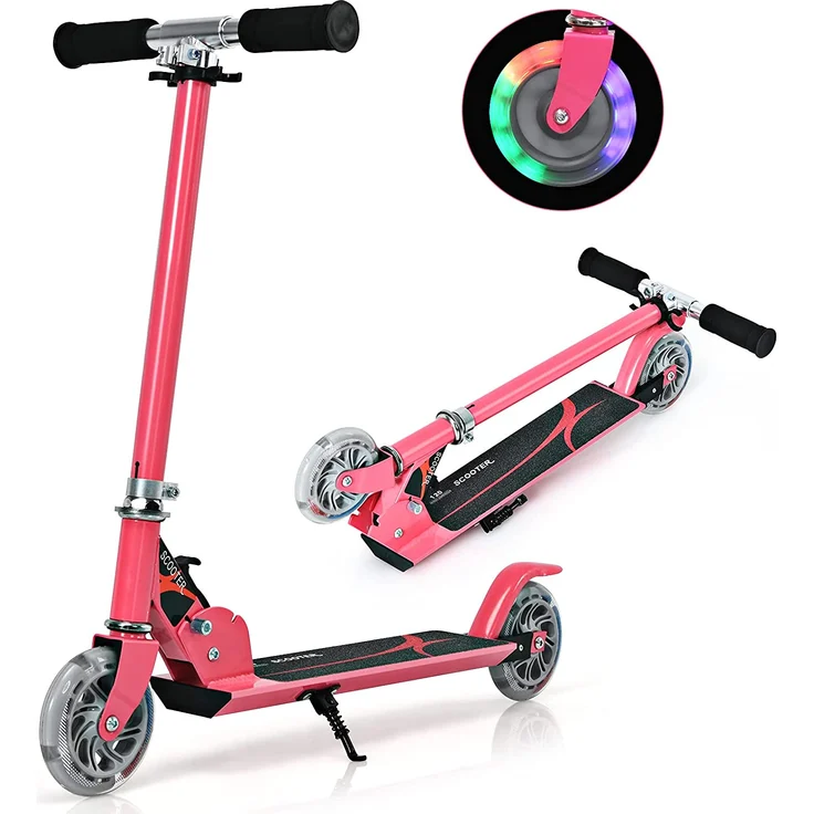 COSTWAY Scooter h?henverstellbar Kinder Roller klappbar Cityroller f¨¹r Kinder ab 4 Jahre – Bild 1