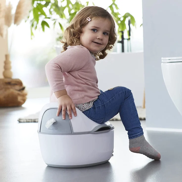 keeeper Babytopf deluxe 4in1, Töpfchen + Toilettensitz + Hocker + Feuchttuchspender, Ab ca. 18 Monate bis ca. 4 Jahre, Kasimir, Weiß – Bild 2