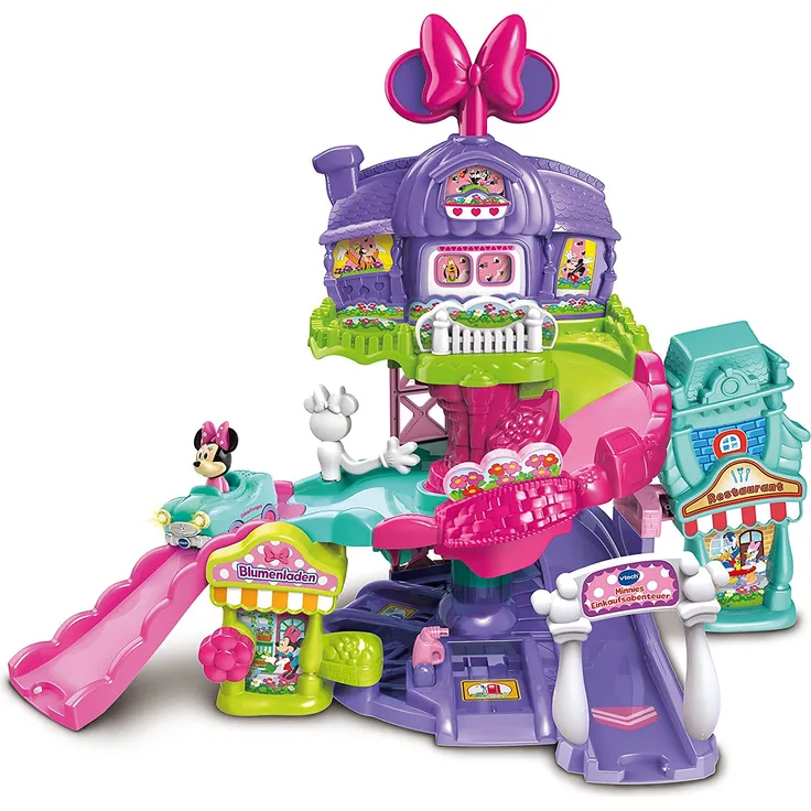Vtech 80-521804 Tut Tut Baby Flitzer - Minnies Einkaufsabenteuer, Babyautos, Mehrfarbig