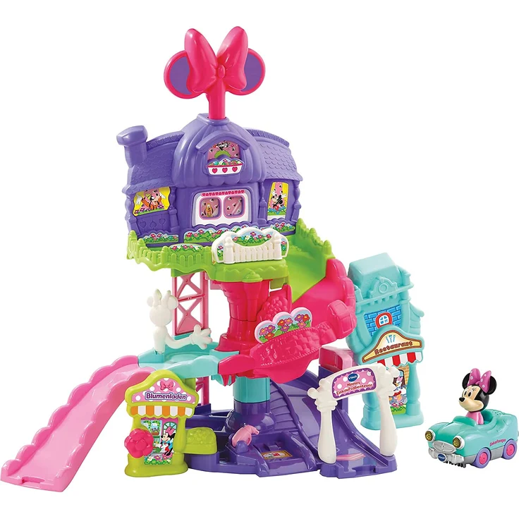 Vtech 80-521804 Tut Tut Baby Flitzer - Minnies Einkaufsabenteuer, Babyautos, Mehrfarbig – Bild 2