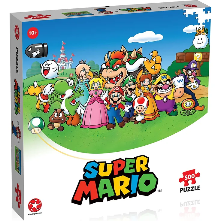 Winning Moves A2103018 Brothers Puzzle Super Mario and Friends – Gesellschaftsspiel – Französische Version