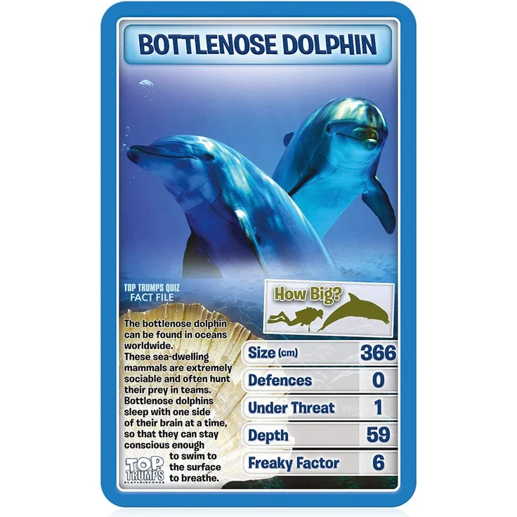 Winning Moves Creatures of the Deep Top Trumps Card Game (ENGLISH) – Bild 2