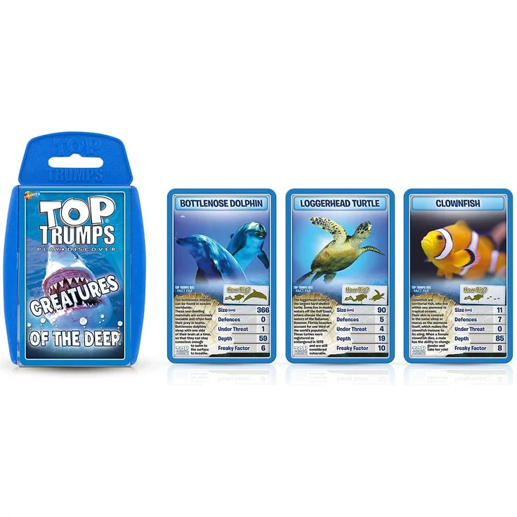 Winning Moves Creatures of the Deep Top Trumps Card Game (ENGLISH) – Bild 5