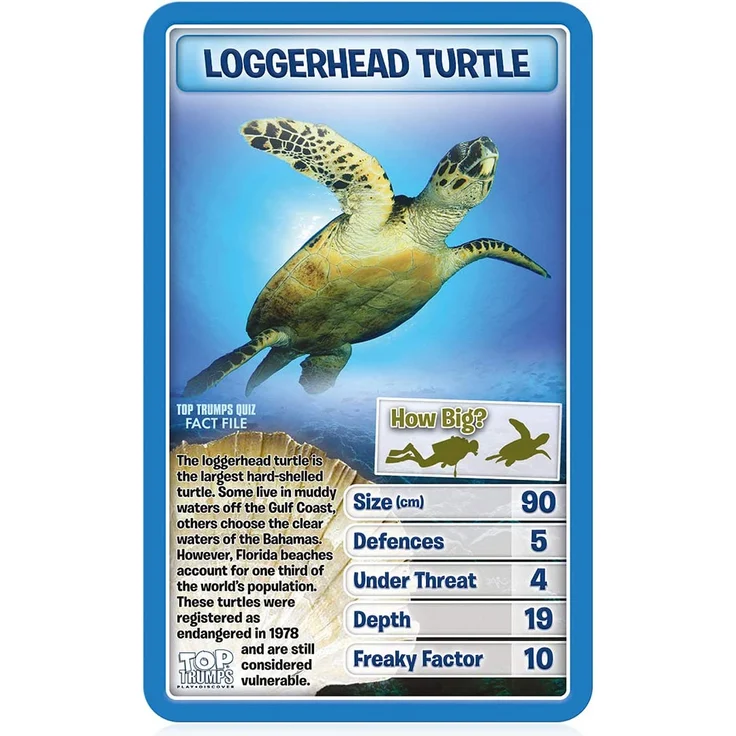 Winning Moves Creatures of the Deep Top Trumps Card Game (ENGLISH) – Bild 3