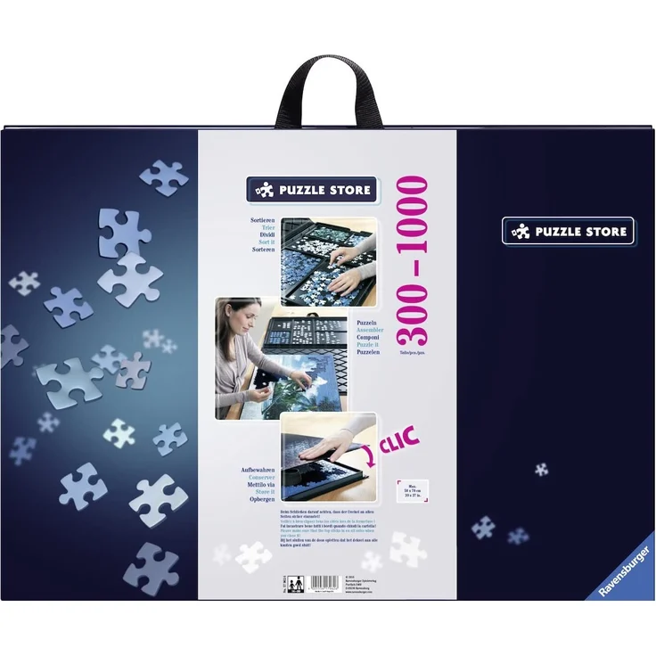 Ravensburger Puzzlemappe für Puzzles mit bis zu 1000 Teilen, Kombination aus Puzzle-Sortierschale und Puzzleunterlage, Zubehör zur Aufbewahrung von Puzzles - Preisvergleich – Bild 2